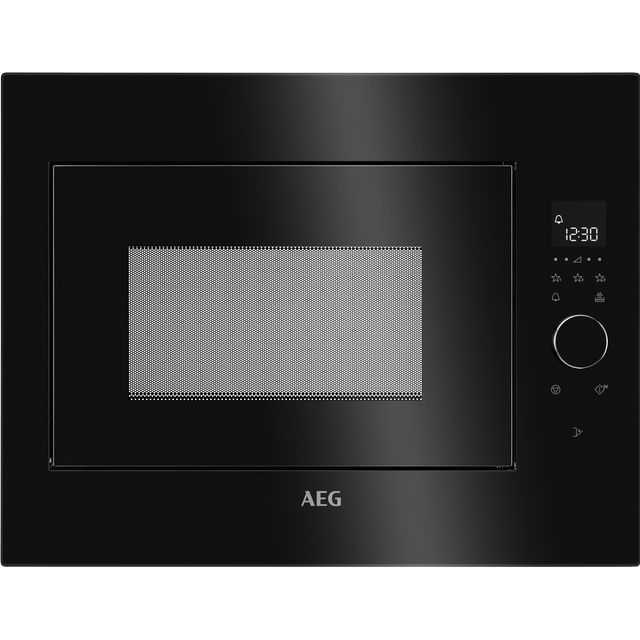 AEG 8000 Series MBE2658SEB 46cm tall, 60cm wide, Built In Microwave - Black