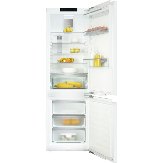 Miele KFN 7734 C Wifi Connected 177cm High 70/30 Integrated Frost Free Fridge Freezer with Fixed Door Fixing Kit – White – C Rated