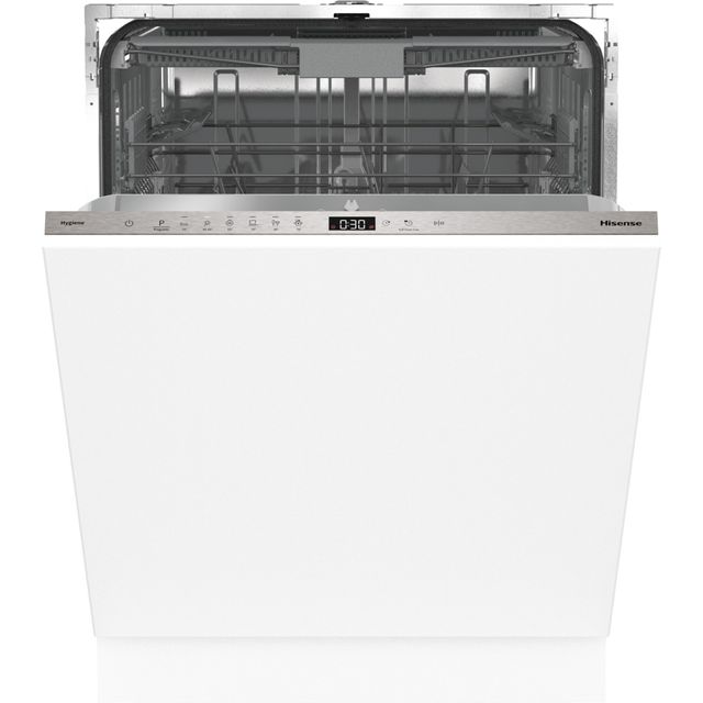 Hisense HV643D90UK Integrated Standard Dishwasher - Black Control Panel - D Rated