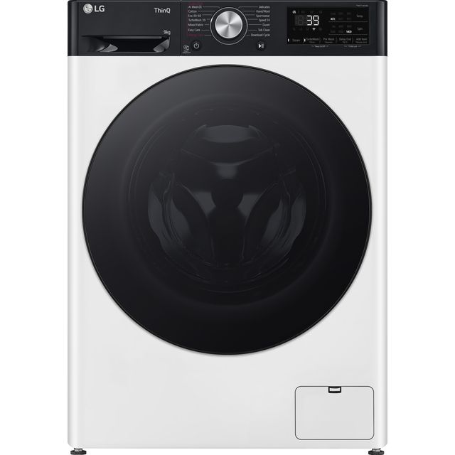 LG TurboWash™ F4Y709WBTN1 9kg Washing Machine with 1400 rpm – White – A Rated