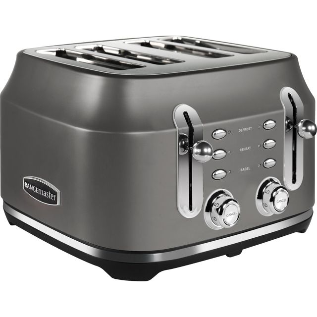 Rangemaster Classic RMCL4S201GY 4 Slice Toaster - Silver