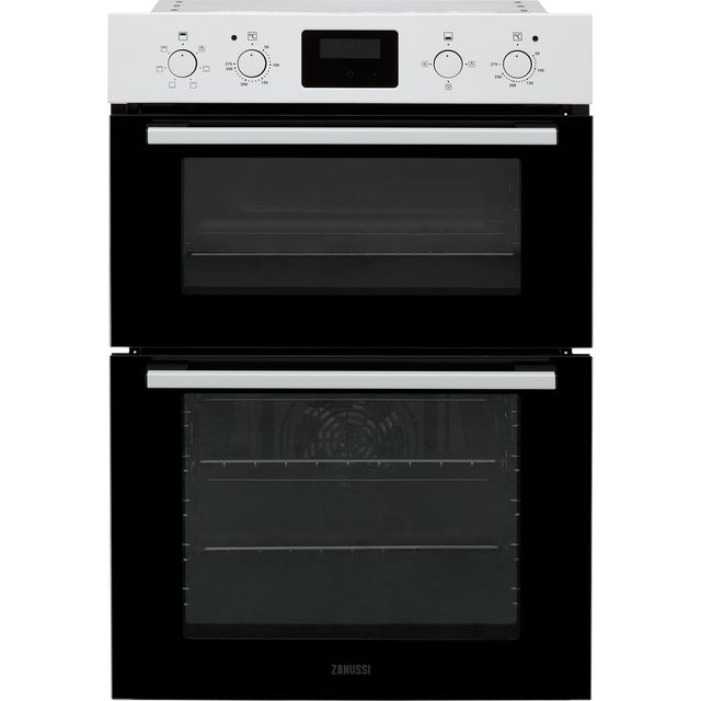 Zanussi ZKHNL3W1 Built In Electric Double Oven - White - A/A Rated