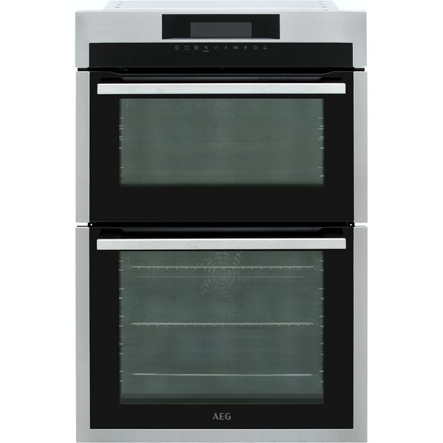 AEG DCE731110M Built In Electric Double Oven - Stainless Steel - A/A Rated