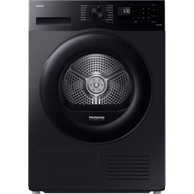 Samsung Series 5 OptimalDry™ DV90CGC0A0AB Wifi Connected 9Kg Heat Pump Tumble Dryer - Black - A++ Rated