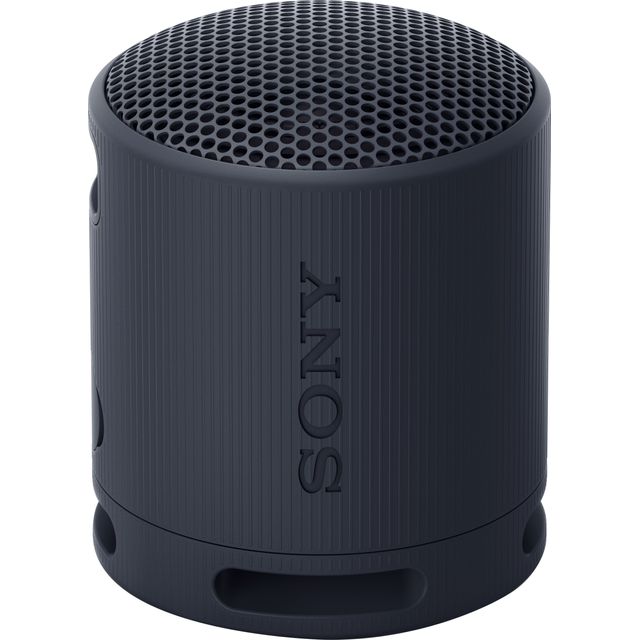 Sony SRS-XB100 - Wireless Bluetooth, Portable, Lightweight, Compact, Outdoor, Travel Speaker, Durable IP67 Waterproof & Dustproof, 16 HR Battery, Strap, Hands-Free Calling, New Model, Black