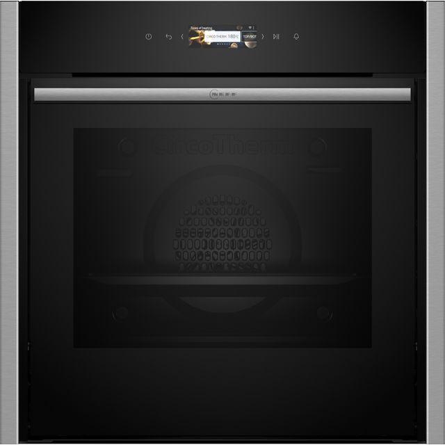 NEFF N70 Slide & Hide B54CR31N0B Built In Electric Single Oven - Stainless Steel - A+ Rated
