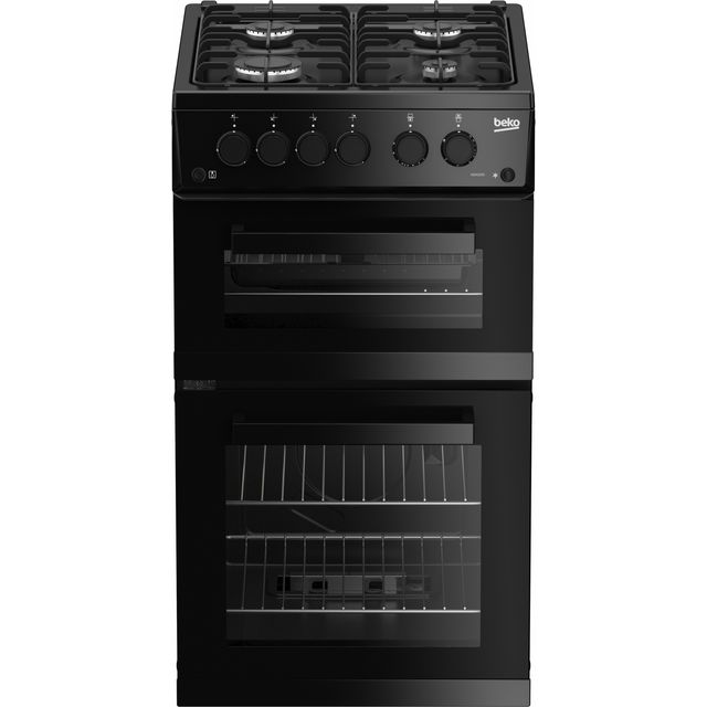 Beko KDVG593K 50cm Freestanding Gas Cooker with Gas Grill - Black - A+ Rated
