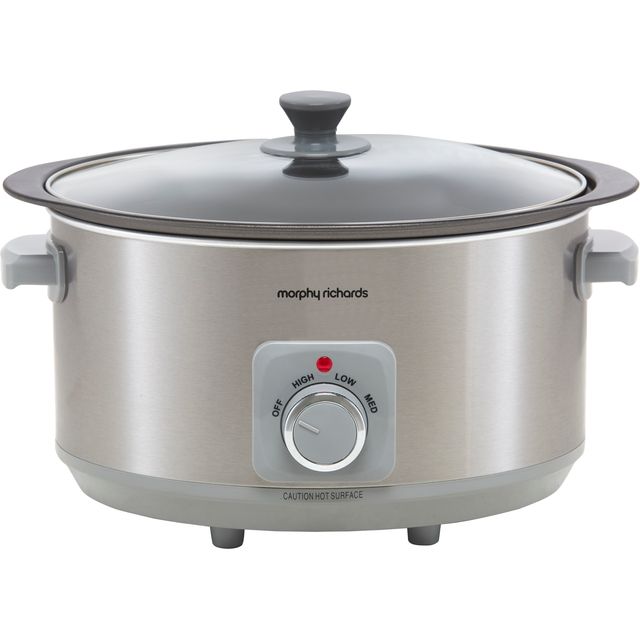 Morphy Richards Sear And Stew 461014 6.5 Litre Slow Cooker - Aluminium