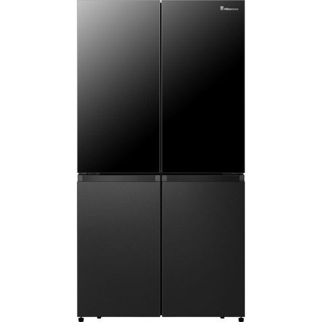 Hisense RQ5X560SFLEF Wifi Connected Plumbed Total No Frost American Fridge Freezer – Black – E Rated