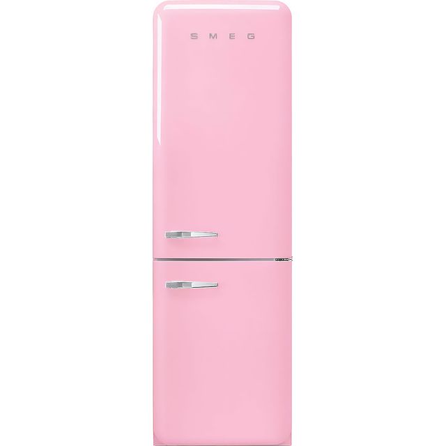 Smeg Right Hand Hinge FAB32RPK5UK 197cm High 60/40 No Frost Fridge Freezer - Pink - D Rated