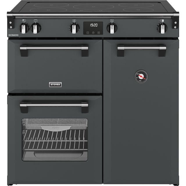 Stoves Richmond 90Ei TCH 90cm Electric Range Cooker with Induction Hob – Anthracite – A/A/A Rated