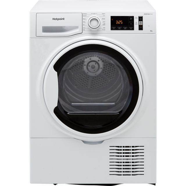 Hotpoint H3D81WBUK Condenser Tumble Dryer - White - H3D81WBUK_WH - 1