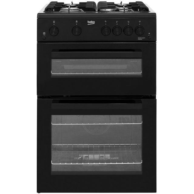 Beko KTG611K 60cm Freestanding Gas Cooker with Full Width Gas Grill – Black – A+ Rated