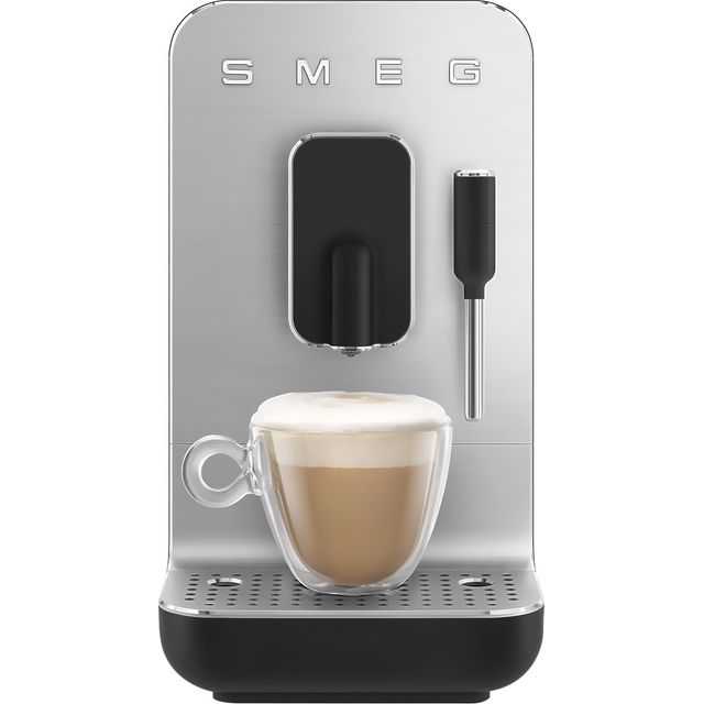 Smeg 50s Style BCC12BLMUK Espresso Coffee Machine - Matt Black