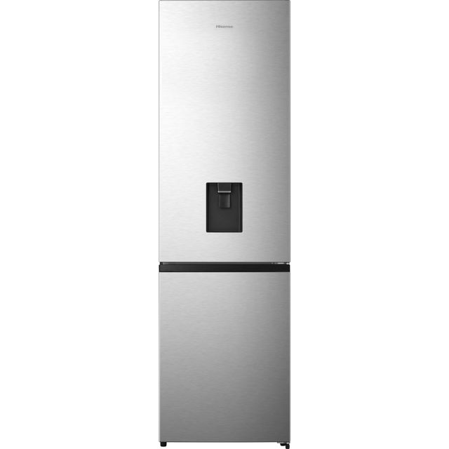 Hisense RB435N4WCE 60/40 Frost Free Fridge Freezer - Stainless Steel - E Rated - RB435N4WCE_SS - 1