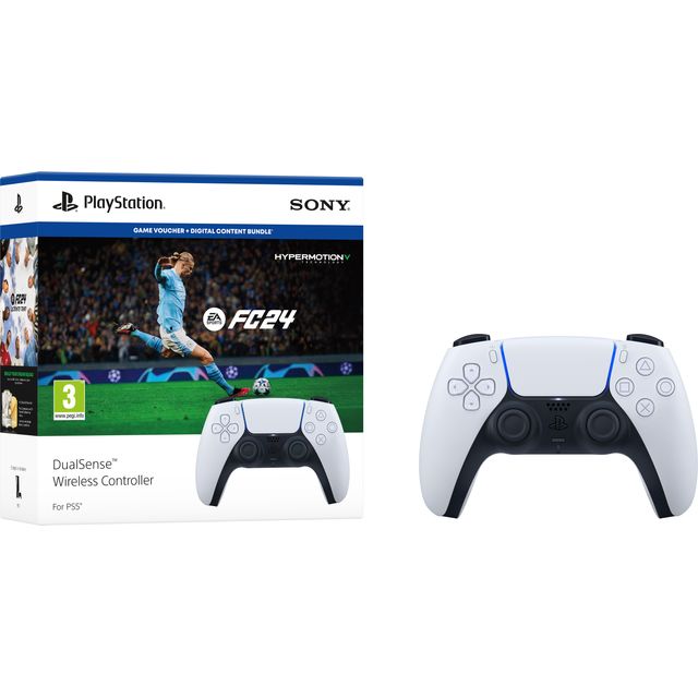 PlayStation PS5 DualSense™ Wireless Gaming Controller With EA Sports FC 24 - Digital Download - White