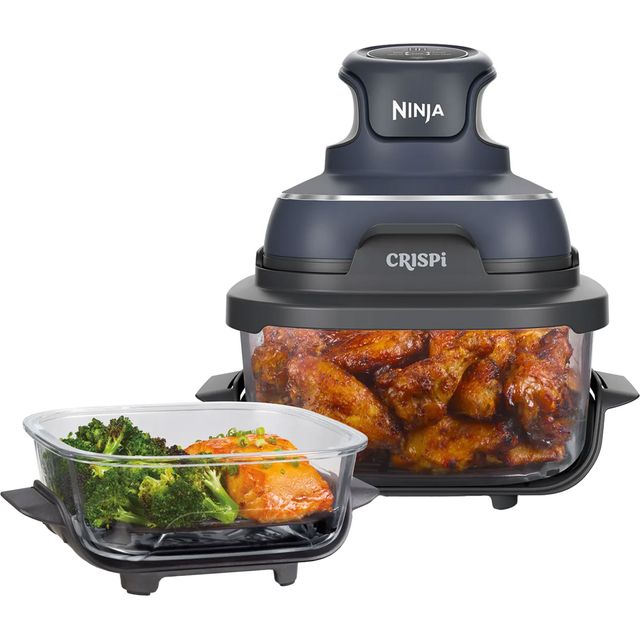 Ninja CRISPi 4-in-1 Portable Glass FN101UKGY Air Fryer - Cyber Space