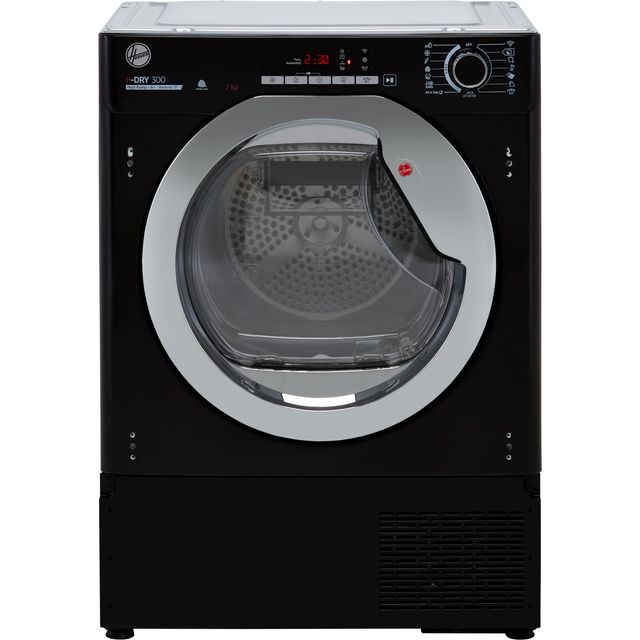 Hoover BATDH7A1TCEB Integrated Wifi Connected 7Kg Heat Pump Tumble Dryer - Black - A+ Rated