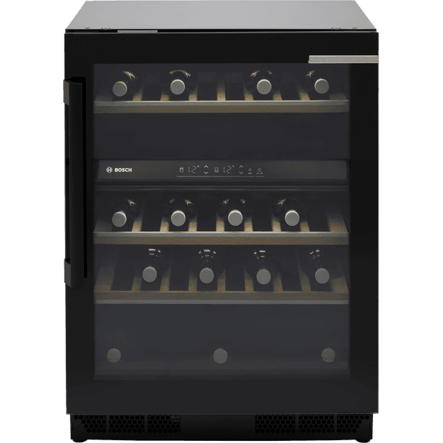 Bosch Series 6 KUW21AHG0G Built In Wine Cooler - Black - G Rated