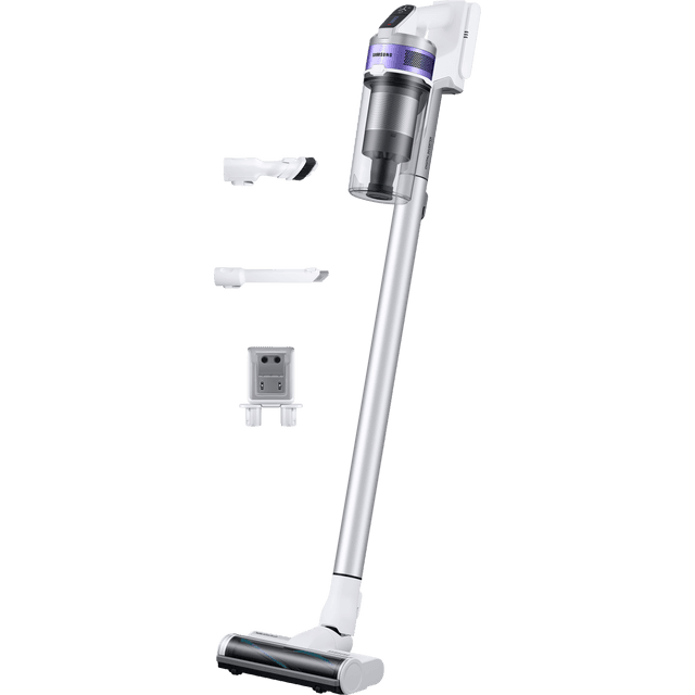 Samsung Jet 70 Turbo VS15T7031R4 Cordless Vacuum Cleaner with up to 40 Minutes Run Time - Silver / White
