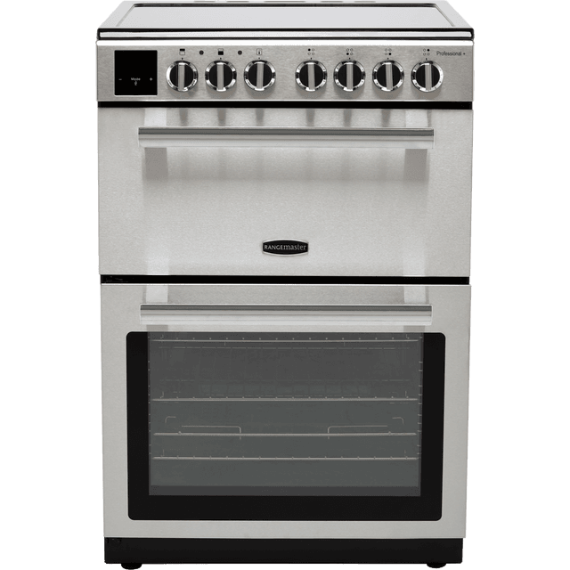 Rangemaster Professional Plus 60 PROPL60EISS/C 60cm Electric Cooker with Induction Hob - Stainless Steel / Chrome - A/A Rated
