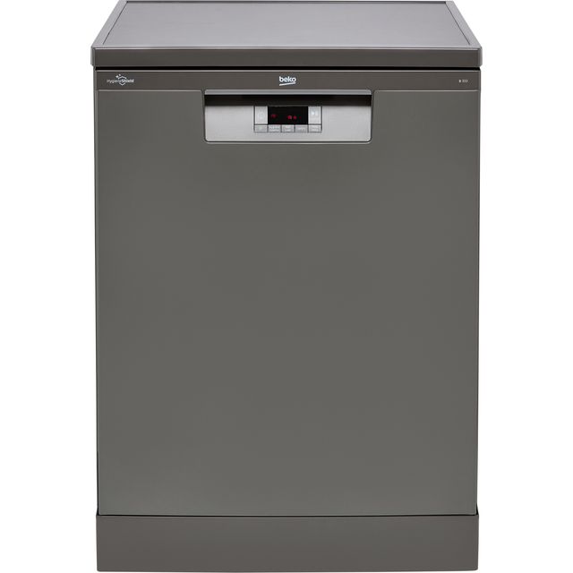 Beko HygieneIntense™ BDFN15430G Standard Dishwasher – Graphite – D Rated