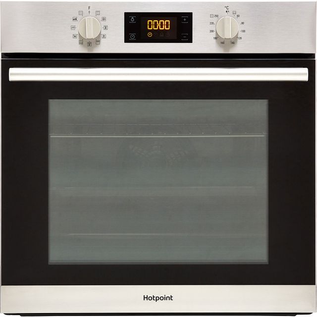 Hotpoint Class 2 SA2840PIX Built In Electric Single Oven with Pyrolytic Cleaning - Stainless Steel - A+ Rated