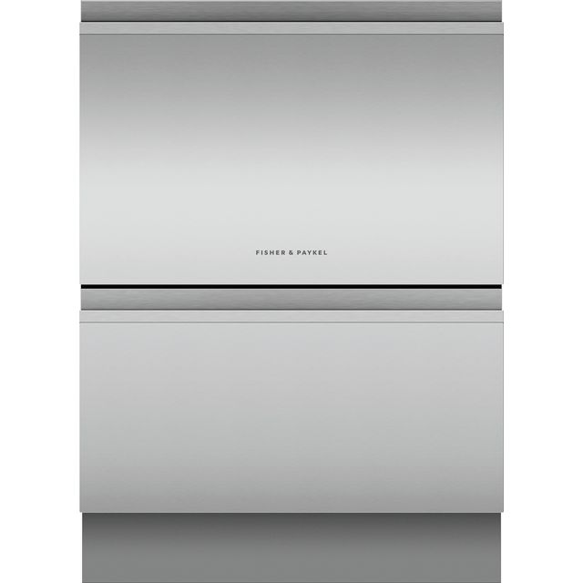 Fisher & Paykel Series 9 Double DishDrawer DD60D4HNX9 Wifi Connected Fully Integrated Standard Dishwasher - Stainless Steel Control Panel - E Rated