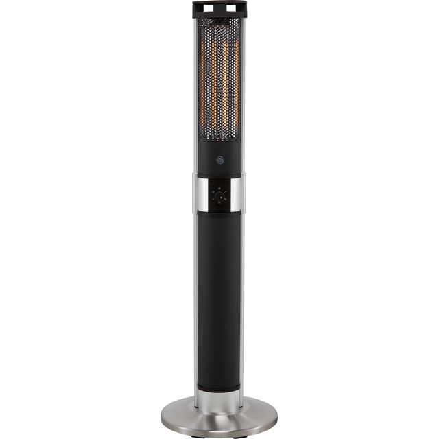 Swan Al Fresco SH16310N Column Electric Patio Heater 2000W - Black
