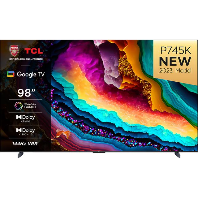 TCL P745K 98″ 4K Ultra HD Smart Google TV [2024] – 98P745K