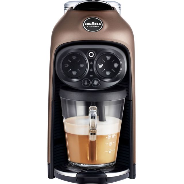 Lavazza A Modo Mio Deséa 18000391 Pod Coffee Machine with Milk Frother - Walnut