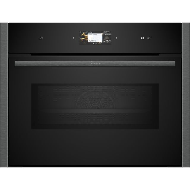 NEFF N90 C24MS31G0B Built In Electric Single Oven - Graphite - C24MS31G0B_GH - 1