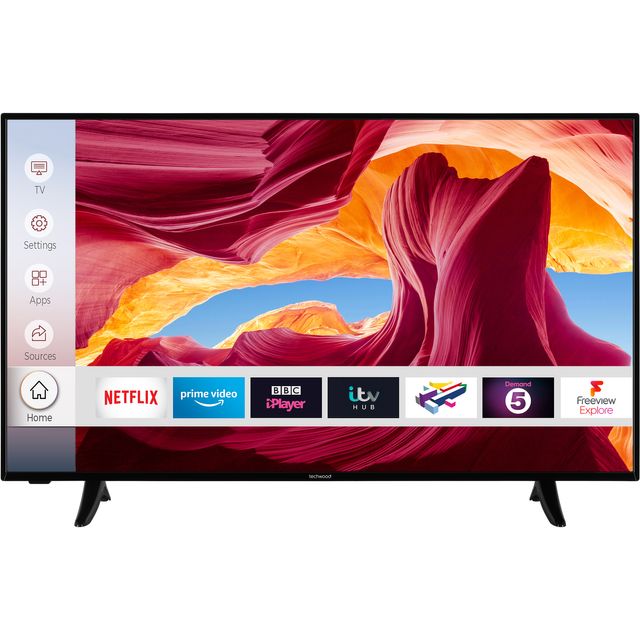 Techwood 43AO9UHD 43" Smart 4K Ultra HD TV With Dolby Vision and Works With Alexa