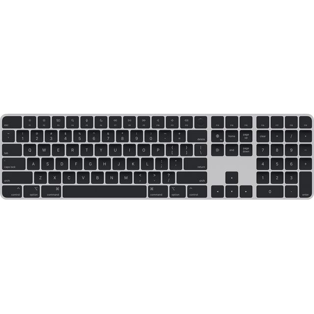Apple Magic Keyboard with Touch ID and Numeric Keypad - Silver / Black