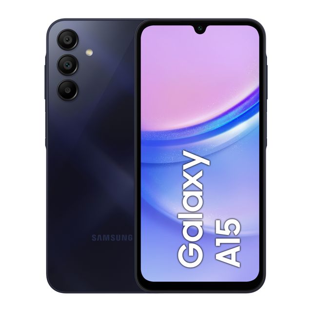 Samsung Galaxy A15 128 GB in Blue / Black