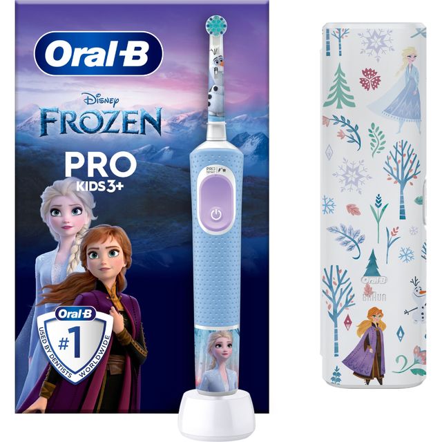 Oral B Vitality PRO Kids Giftset Frozen Electric Toothbrush - Blue