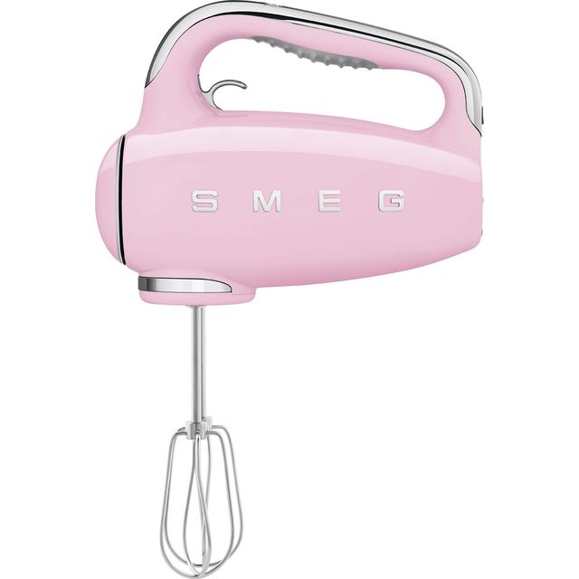 Smeg 50s Retro HMF01PKUK Hand Mixer with 3 Accessories - Pink