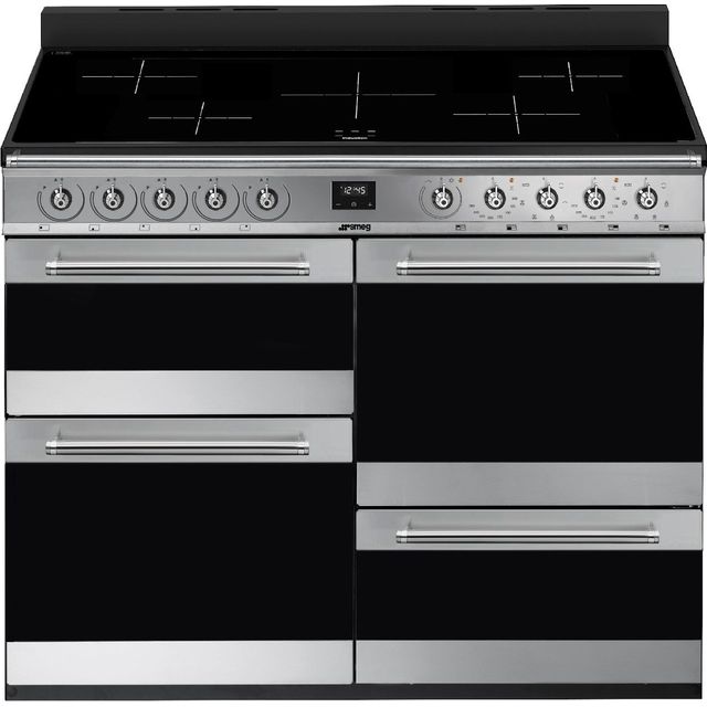 Smeg SYD4110I-1 Electric Range Cooker with Induction Hob - Stainless Steel - A/A Rated