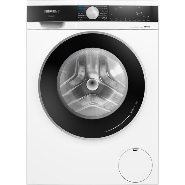 Siemens IQ-500 i-Dos™ WN54G1A1GB 10.5Kg / 6Kg Washer Dryer with 1400 rpm - White - D Rated