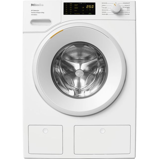 Miele W1 WSB683 WCS 8kg WiFi Connected Washing Machine with 1400 rpm - White - A Rated
