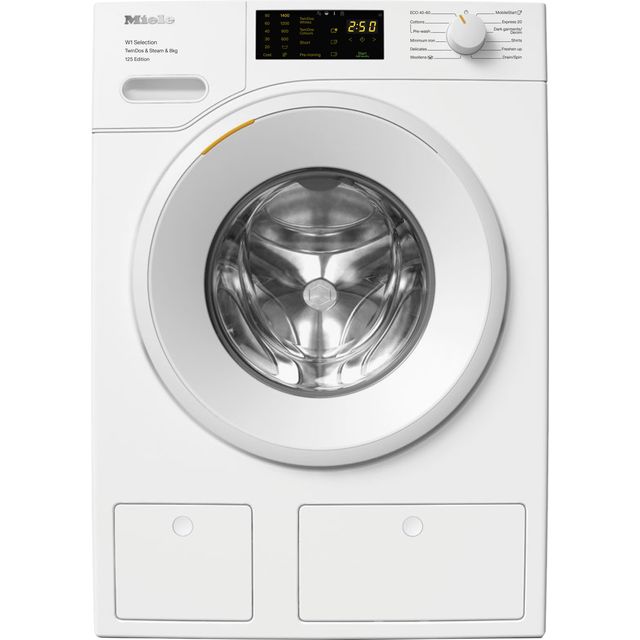 Miele W1 WSB683 WCS 8kg WiFi Connected Washing Machine with 1400 rpm – White – A Rated