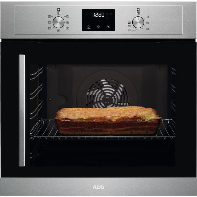 AEG 6000 Series BCX335R11M Built In Electric Single Oven - Stainless Steel - A Rated