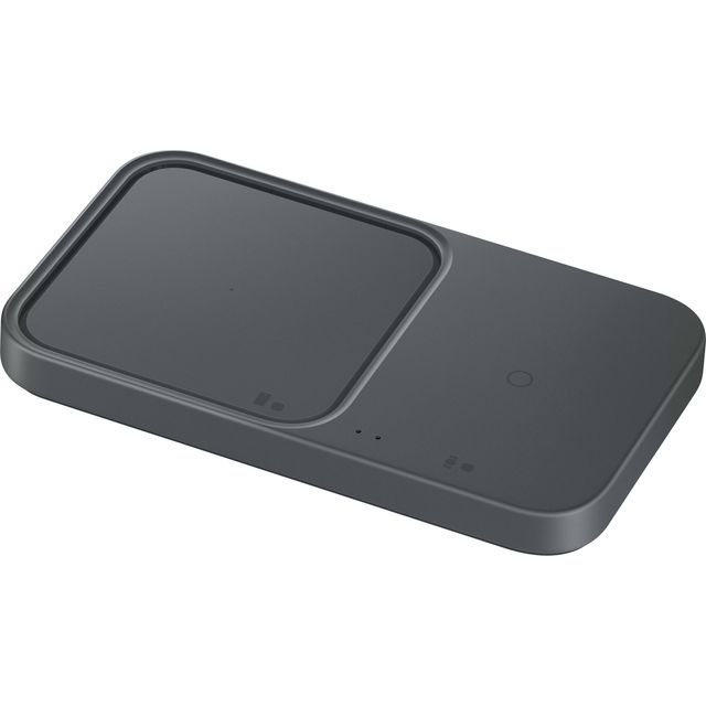 Samsung 15W Duo Super Fast Wireless Charger Pad for Galaxy S22, S22+, S22 Ultra, Galaxy Watch4, Watch3, Active2, Active - Black