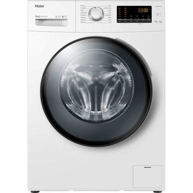 Haier HW100-B1439N 10kg Washing Machine with 1400 rpm – White – A Rated