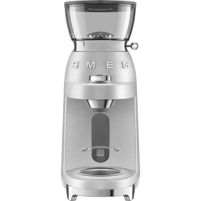 Smeg Mini Pro CGF02SSUK Coffee Grinder - Stainless Steel