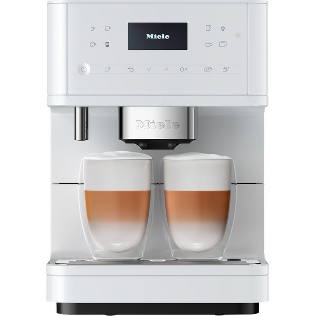 Miele MilkPerfection CM6160 Wifi Connected Bean to Cup Coffee Machine - Lotus White