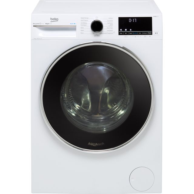 Beko Aquatech® RecycledTub® B5W5941DW 9kg Washing Machine with 1400 rpm – White – A Rated