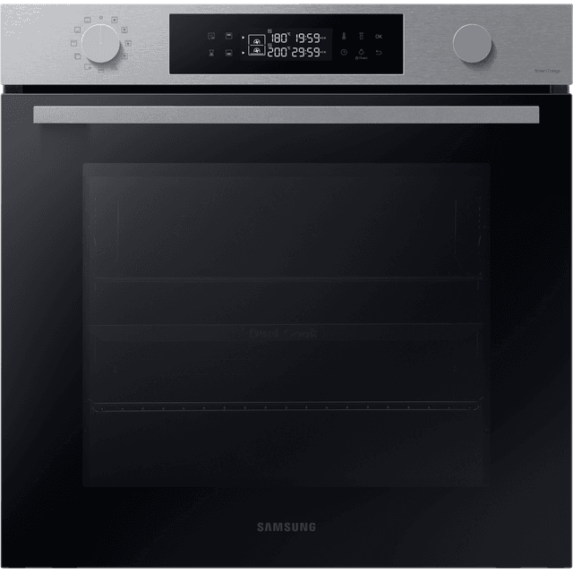 Samsung Series 4 Dual Cook NV7B4430ZAS Wifi Connected Built In Electric Single Oven and Pyrolytic Cleaning - Stainless Steel - A+ Rated