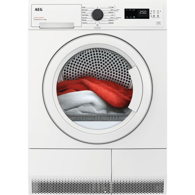 AEG TXH508A2R 7Kg Heat Pump Tumble Dryer – White – A++ Rated