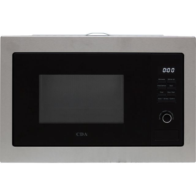 CDA VM131SS Built In 39cm Tall Compact Microwave - Stainless Steel